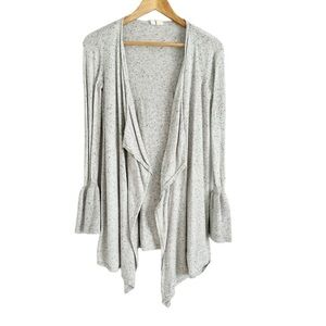 Moth Grey Cardigan Wool & Cashmere Blend Size XS